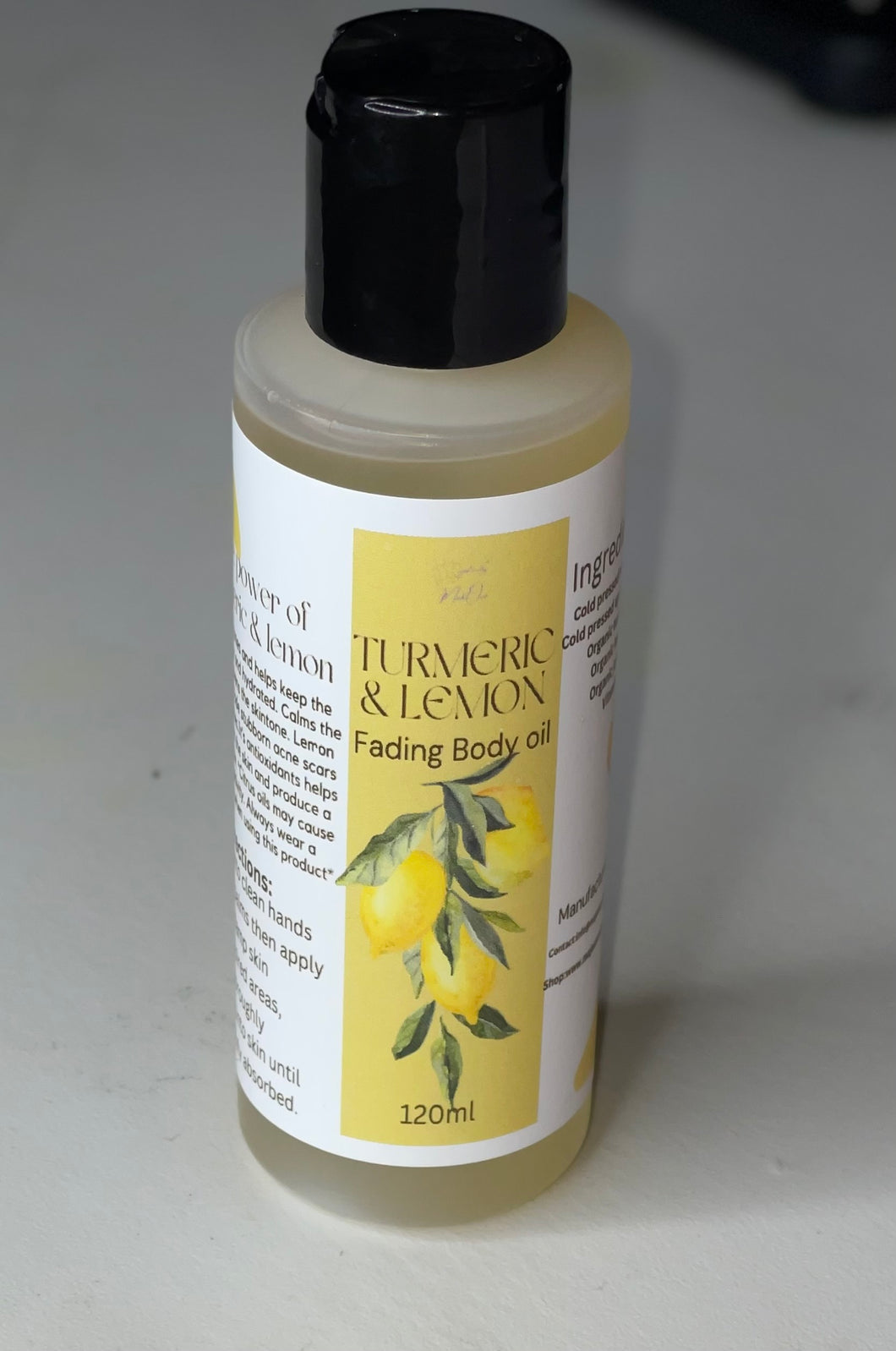 Turmeric & Lemon Fading body oil